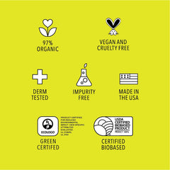 Lemyn Organics gel aplicado en manos en cocina para higiene práctica