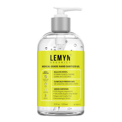 Lemyn Organics envase frontal con pump que facilita dosificación y uso diario