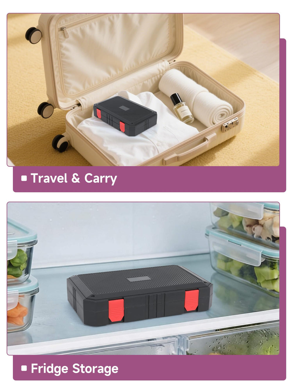LengKe estuche en bolso de viaje, transporte seguro y discreto