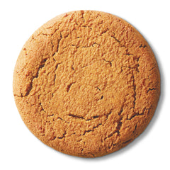 Galleta Lenny & Larry's en una mano demostrando el tamaño real y facilidad para llevar