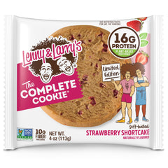 Lenny & Larry's ingredientes sobre mesa resaltando origen non-GMO y natural
