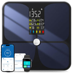 Lepulse vista frontal de la báscula mostrando diseño y estabilidad beneficiosa
