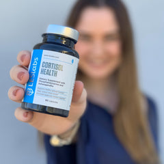 LES Labs etiqueta con lista de ingredientes y certificación cGMP