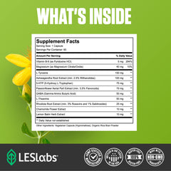LES Labs etiqueta con lista de ingredientes para transparencia y confianza