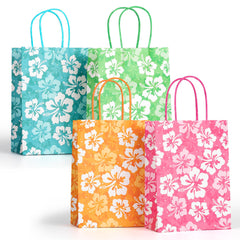 Lesnala bolsa frontal con hibisco, presentación elegante para regalos