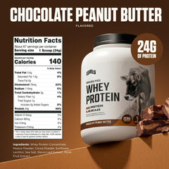 Levels Nutrition cuchara llena con una porción de 24 g de proteína