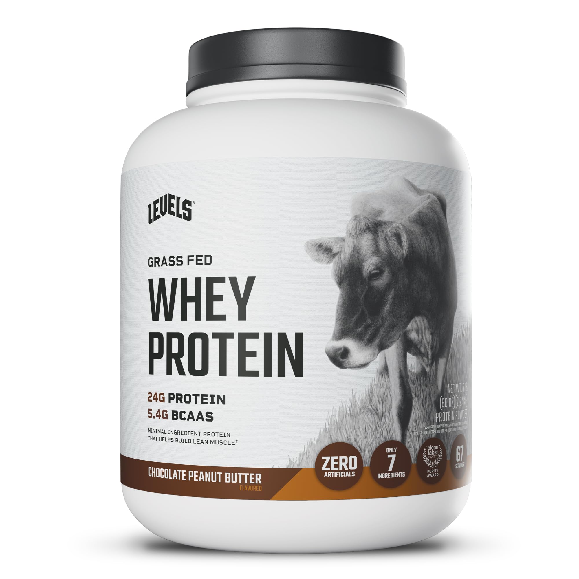 Levels Nutrition envase frontal de 5 lb mostrando diseño y sabor