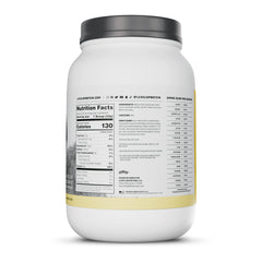 Comparación de tamaño del envase Levels Whey de 2LB para referencia