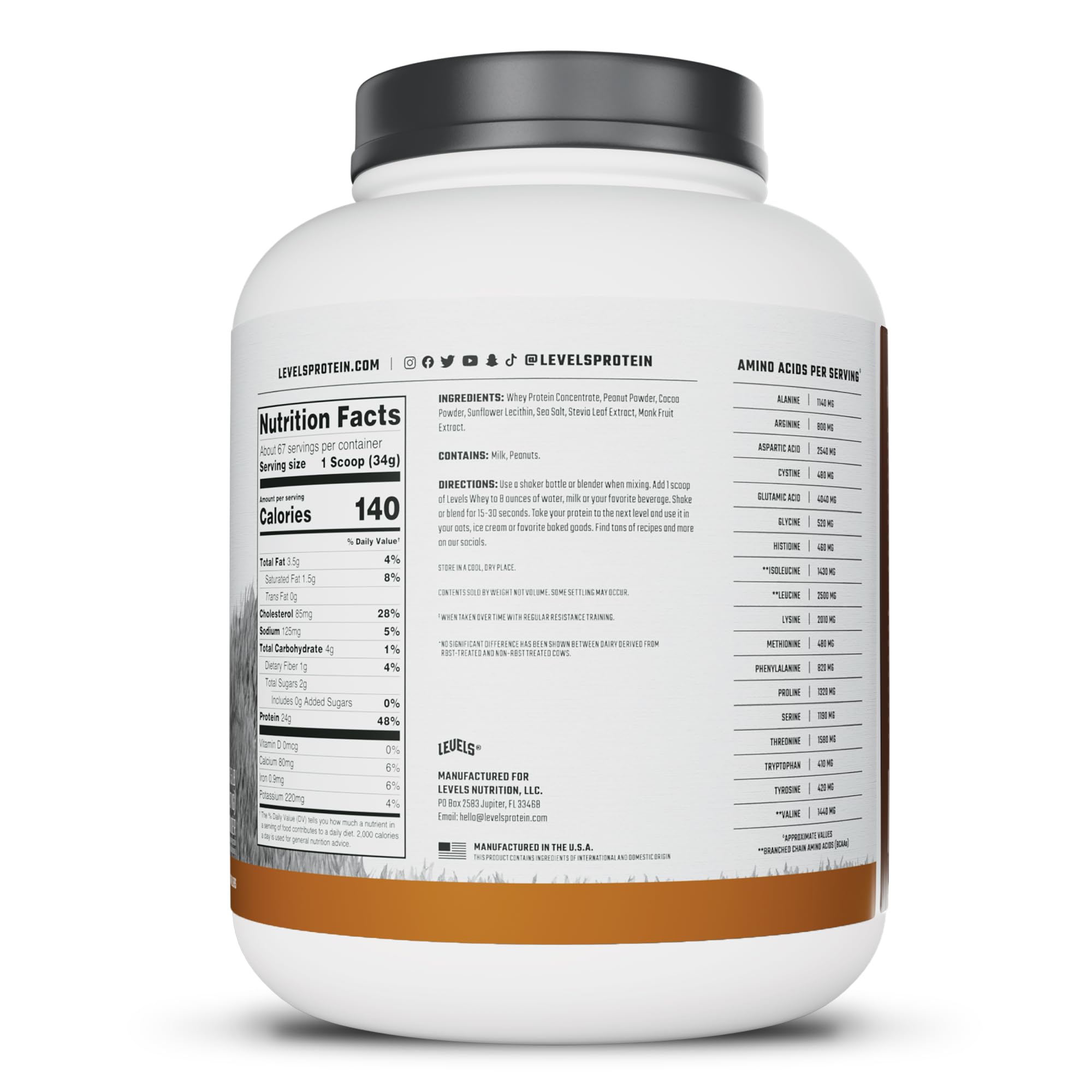 Levels Nutrition deportista tomando batido tras rutina mostrando recuperación