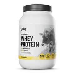 Levels Nutrition frasco frontal mostrando etiqueta y beneficio de proteína limpia