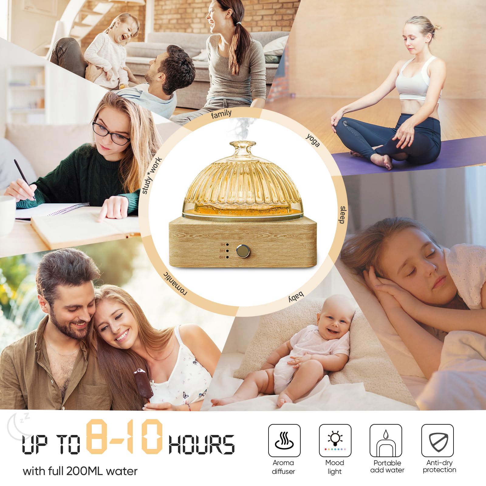 Levoair en dormitorio estilo lifestyle promoviendo descanso y bienestar