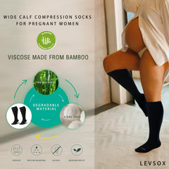 LEVSOX primer plano del tejido de viscosa de bambú destacando suavidad y transpirabilidad