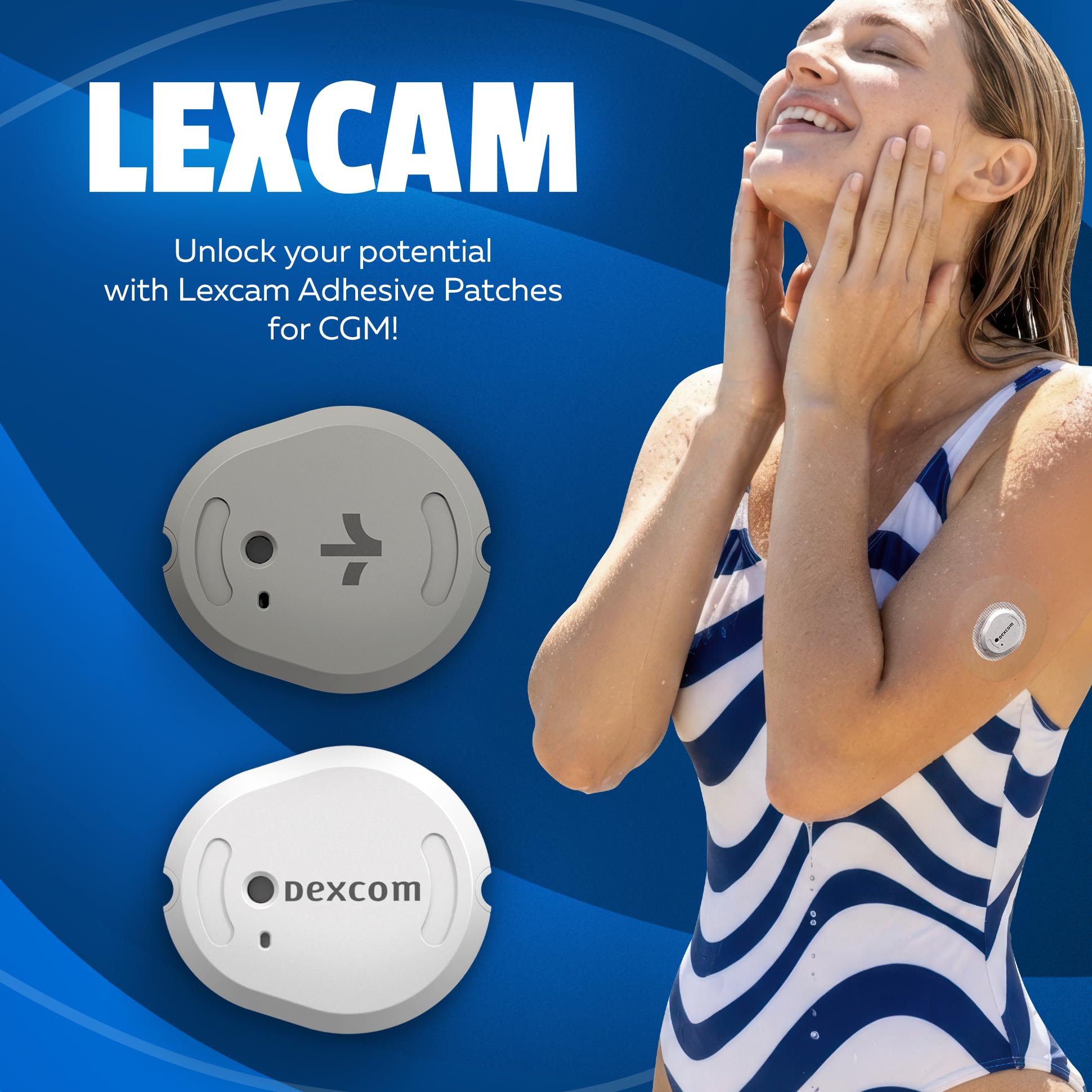 Lexcam textura del adhesivo, sujeción resistente y cómoda