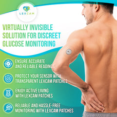 Lexcam etiqueta con detalle de compatibilidad con Freestyle Libre 3