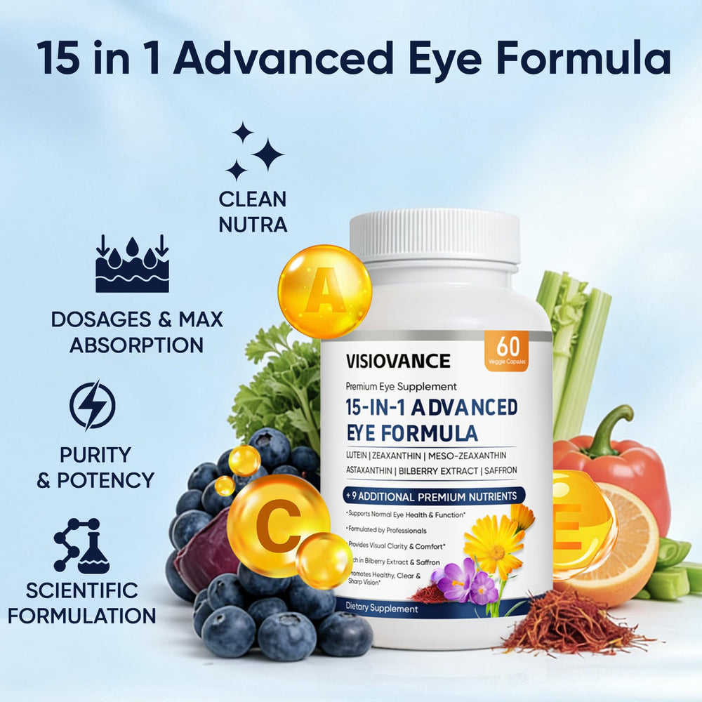 Lexenic VisioVance detalle de etiqueta indicando ingredientes clave y confianza
