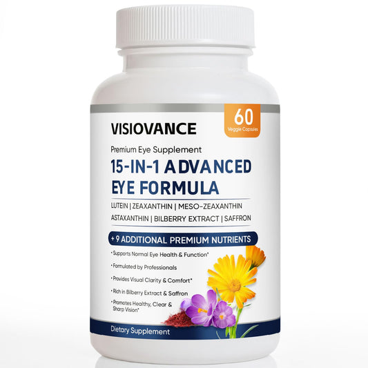Lexenic VisioVance envase frontal mostrando etiqueta y beneficio nutritivo