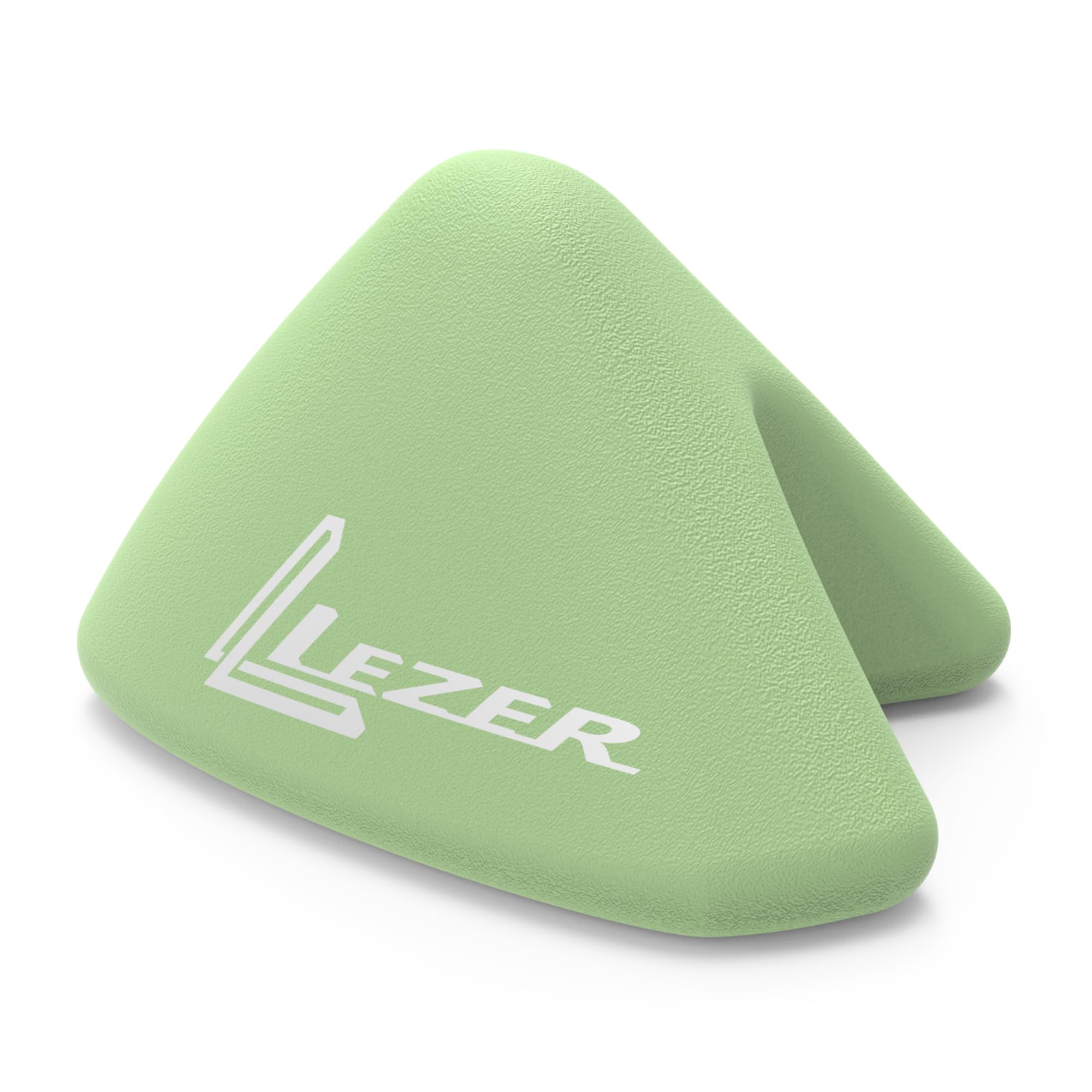 LEZER vista frontal del producto y empaque, ergonomía práctica
