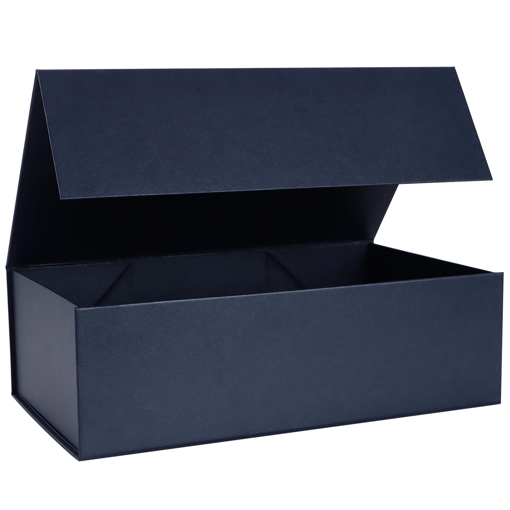LFBOX caja azul frontal elegante mostrando presentación profesional