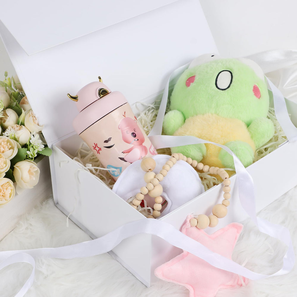 LFBOX caja junto a regla para comparar dimensiones y capacidad