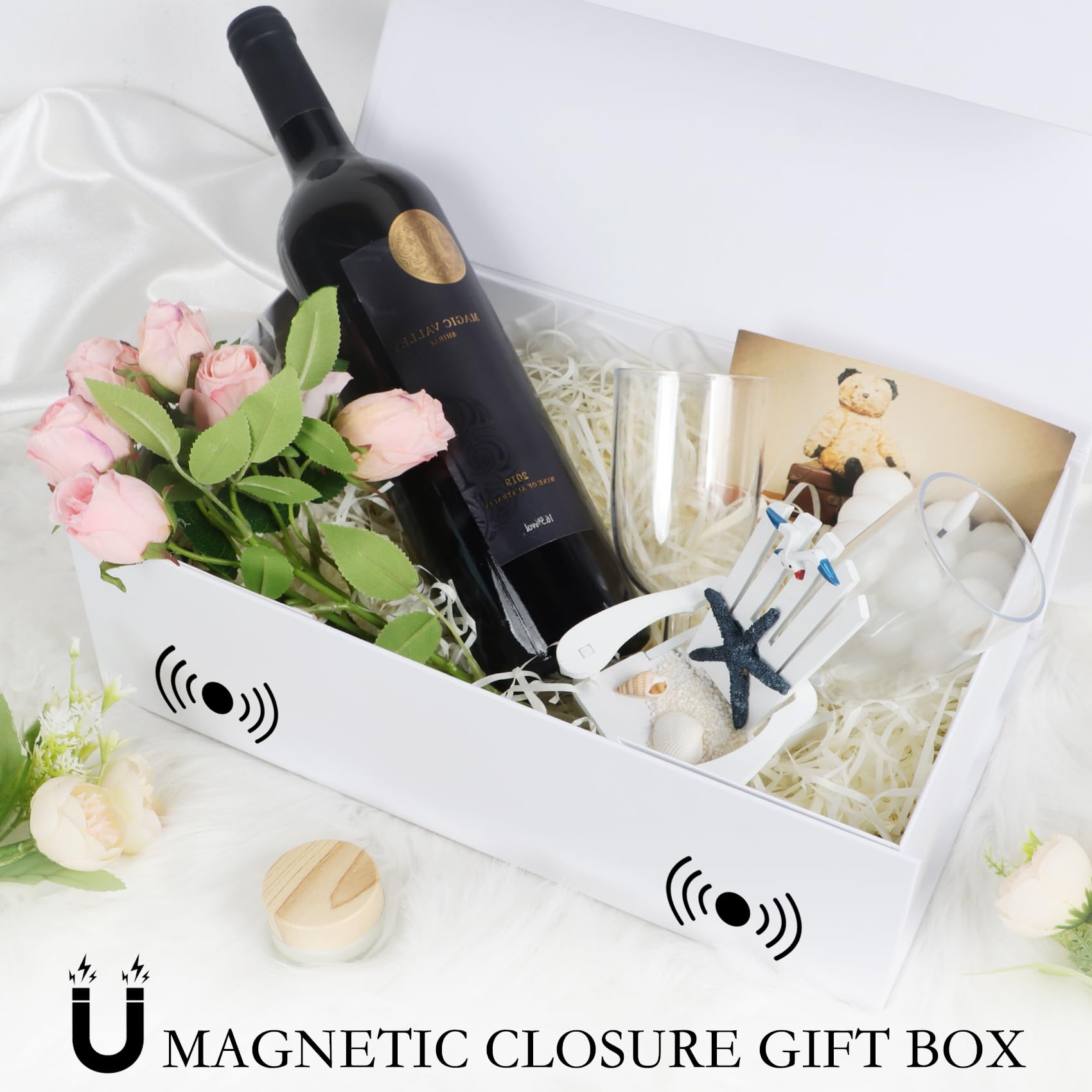 LFBOX caja en uso con regalo listo para entrega