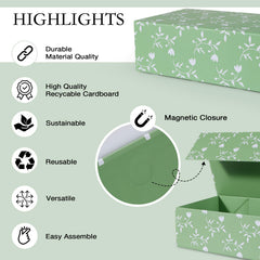 LFBOX superficie brillante y textura resistente para presentación