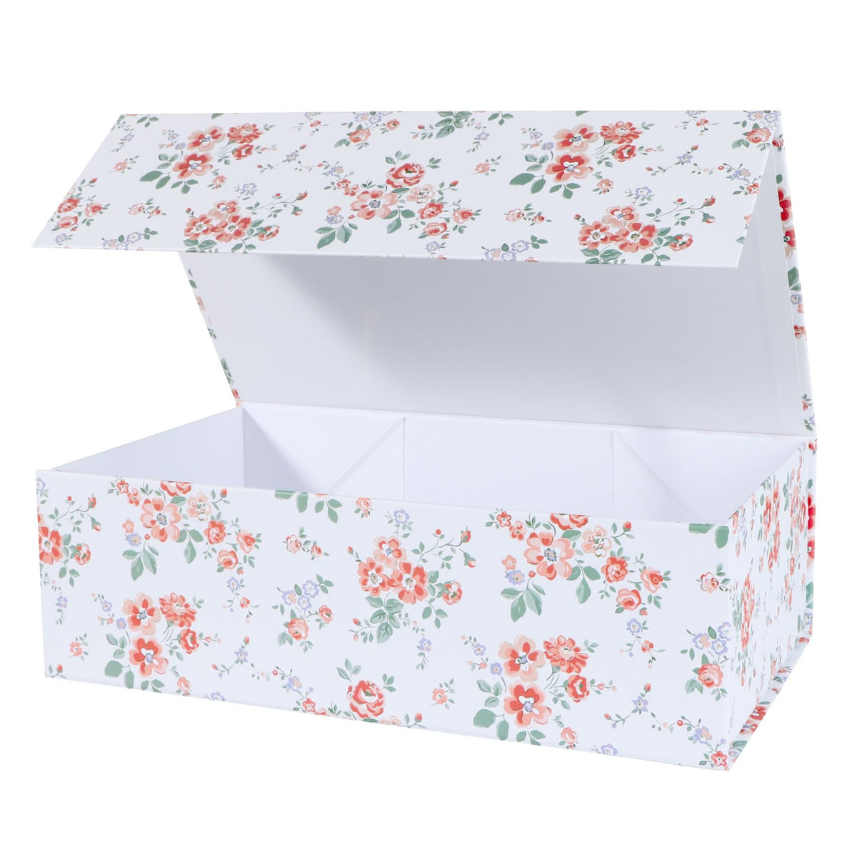 LFBOX vista frontal de la caja floral Rose mostrando diseño elegante y presentación