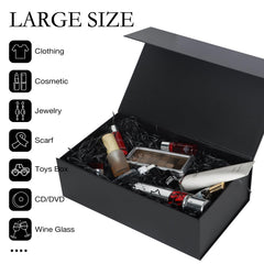 LFBOX superficie brillante del cartón reciclable, elegante y duradera