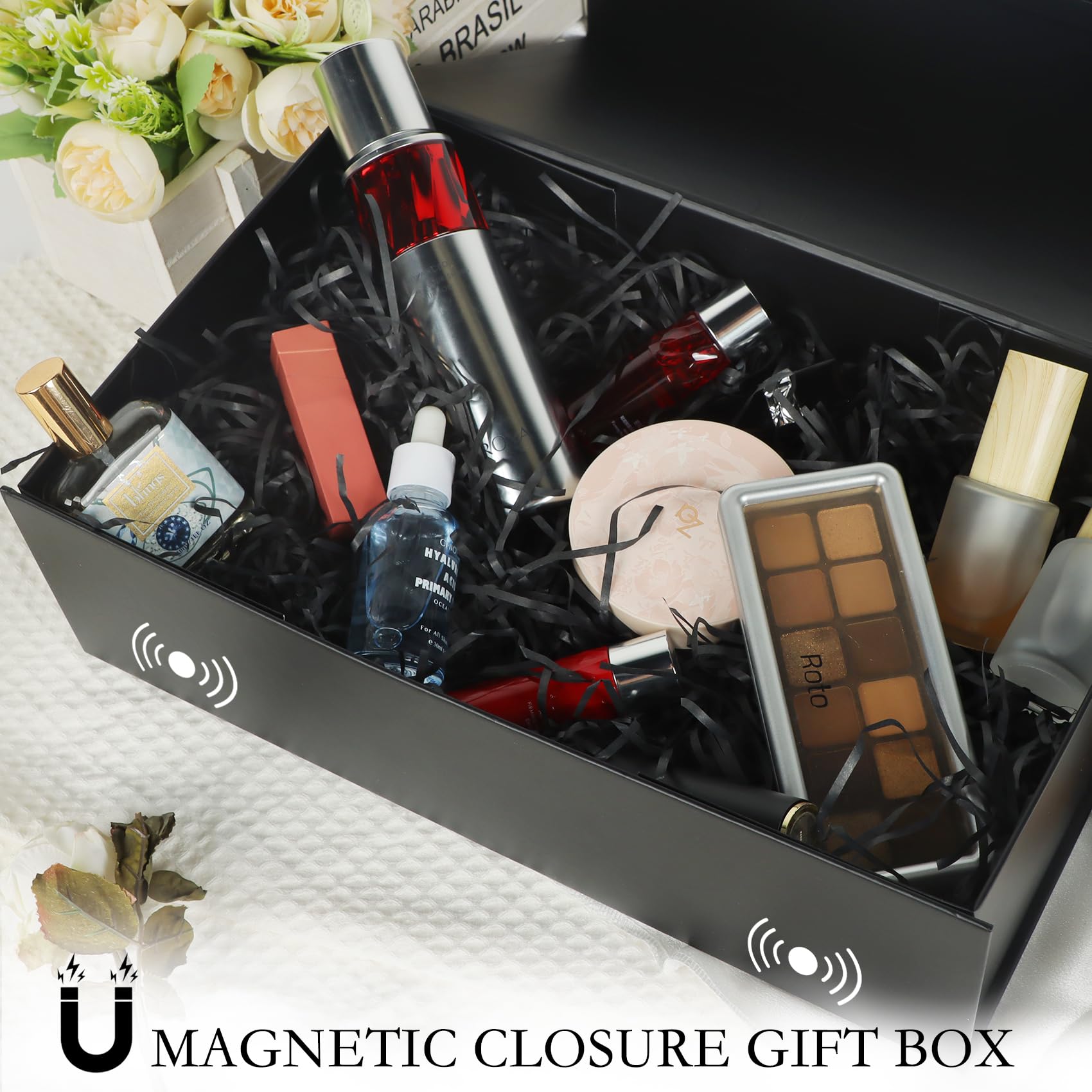 LFBOX caja en uso para regalo nupcial, mejora presentación de obsequios