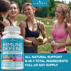 Liberty Lifestyle frasco en una mesa de desayuno, conveniencia matutina