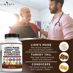 Liberty Lifestyle cápsula en la mano ilustrando dosis práctica
