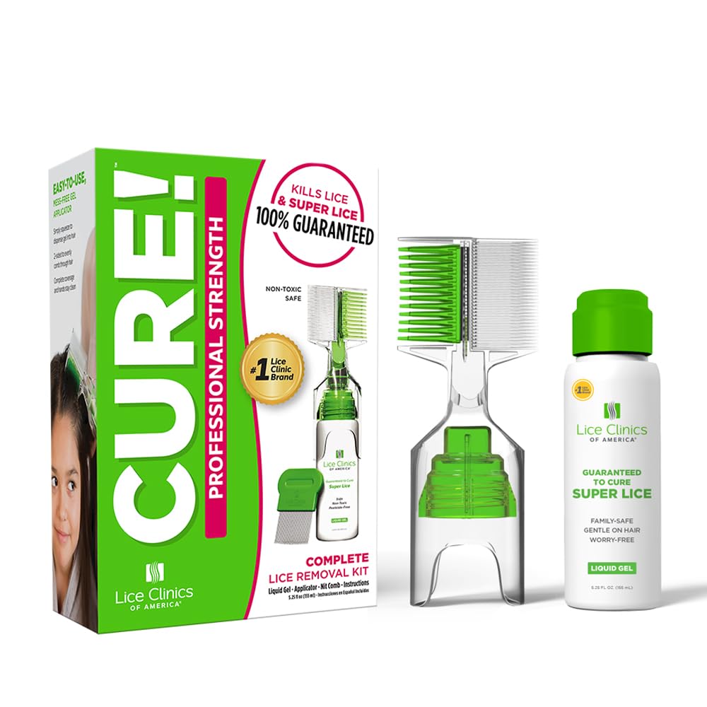 Lice Clinics of America envase frontal con etiquetado visible y confianza