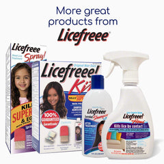 Licefreee comparación de tamaño familiar para múltiples tratamientos
