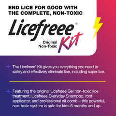 Licefreee everyday shampoo botella para uso diario y prevención de reinfestación