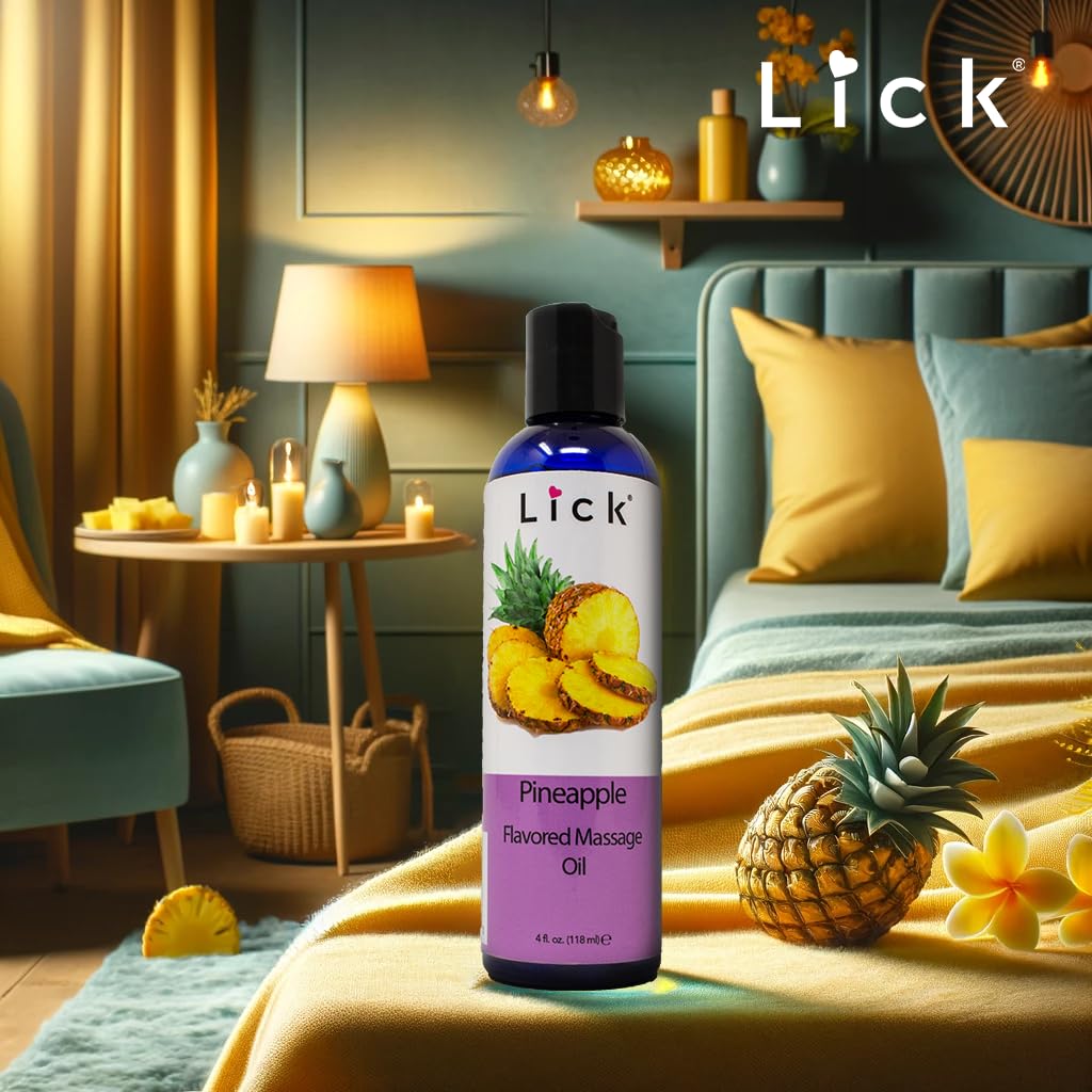 LICK dispensador abierto vertiendo aceite, control de la cantidad