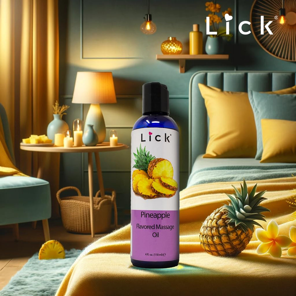 LICK dispensador abierto vertiendo aceite, control de la cantidad