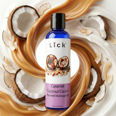 LICK pareja aplicando aceite en masaje, promueve intimidad y relajación