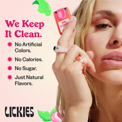 Lickies pod abierto con tiras listas para usar, fácil acceso portátil