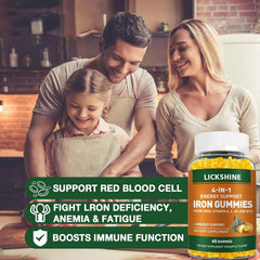 lickshine etiqueta con lista de ingredientes y garantías cGMP visibles