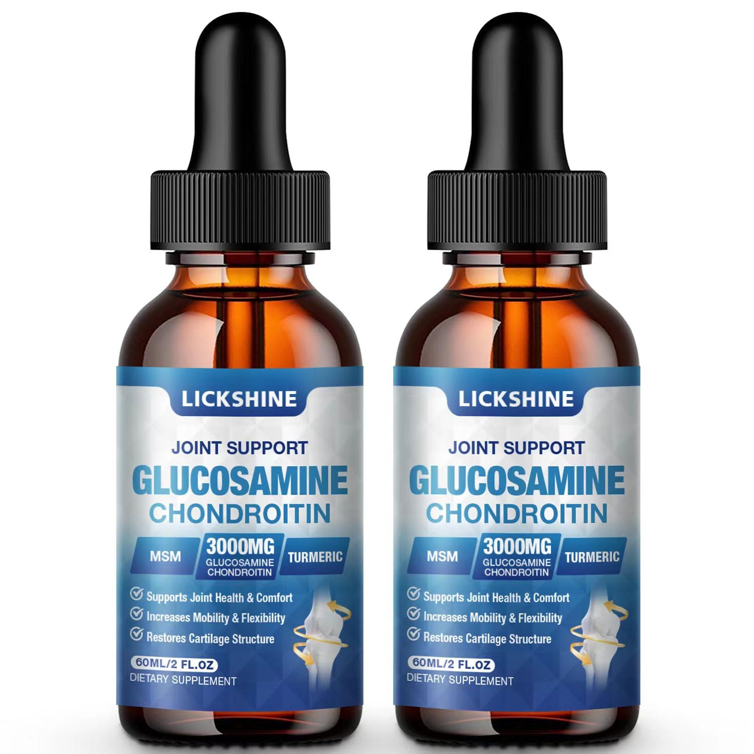 lickshine empaque frontal mostrando pack de 2 frascos y facilidad de uso