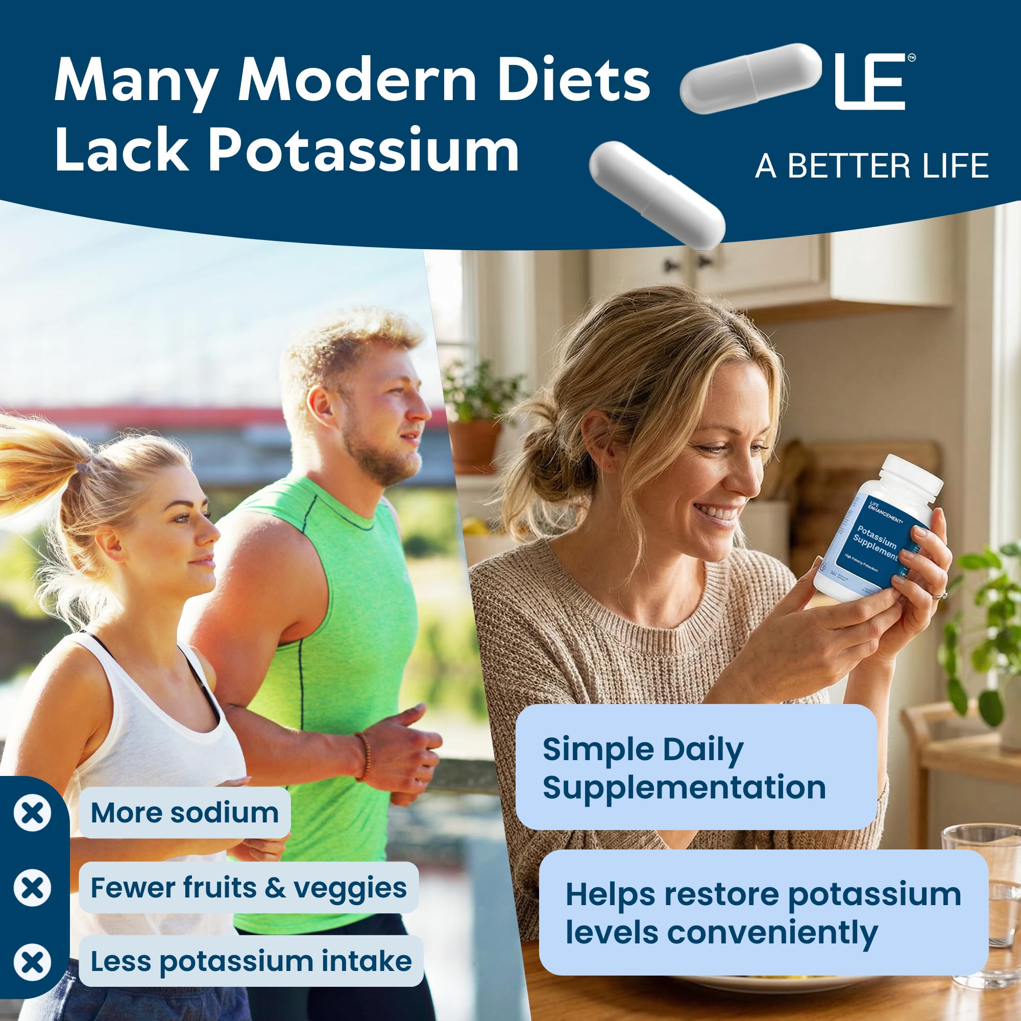 Life Enhancement primer plano de cápsulas vegetales mostrando textura y fácil ingestión