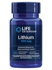 Life Extension botella frontal mostrando el envase y beneficio de memoria