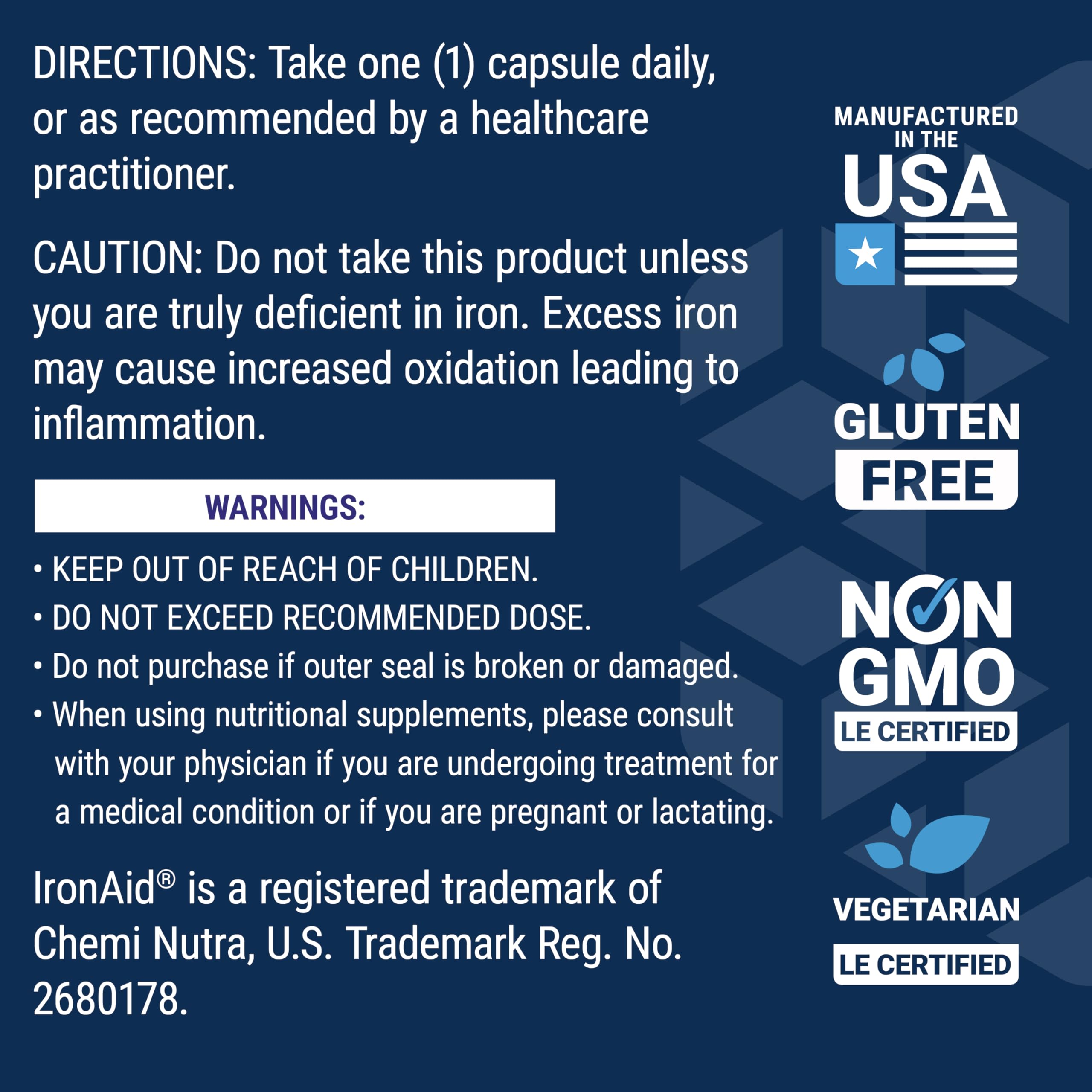 Life Extension sello no-GMO y gluten-free que transmite confianza