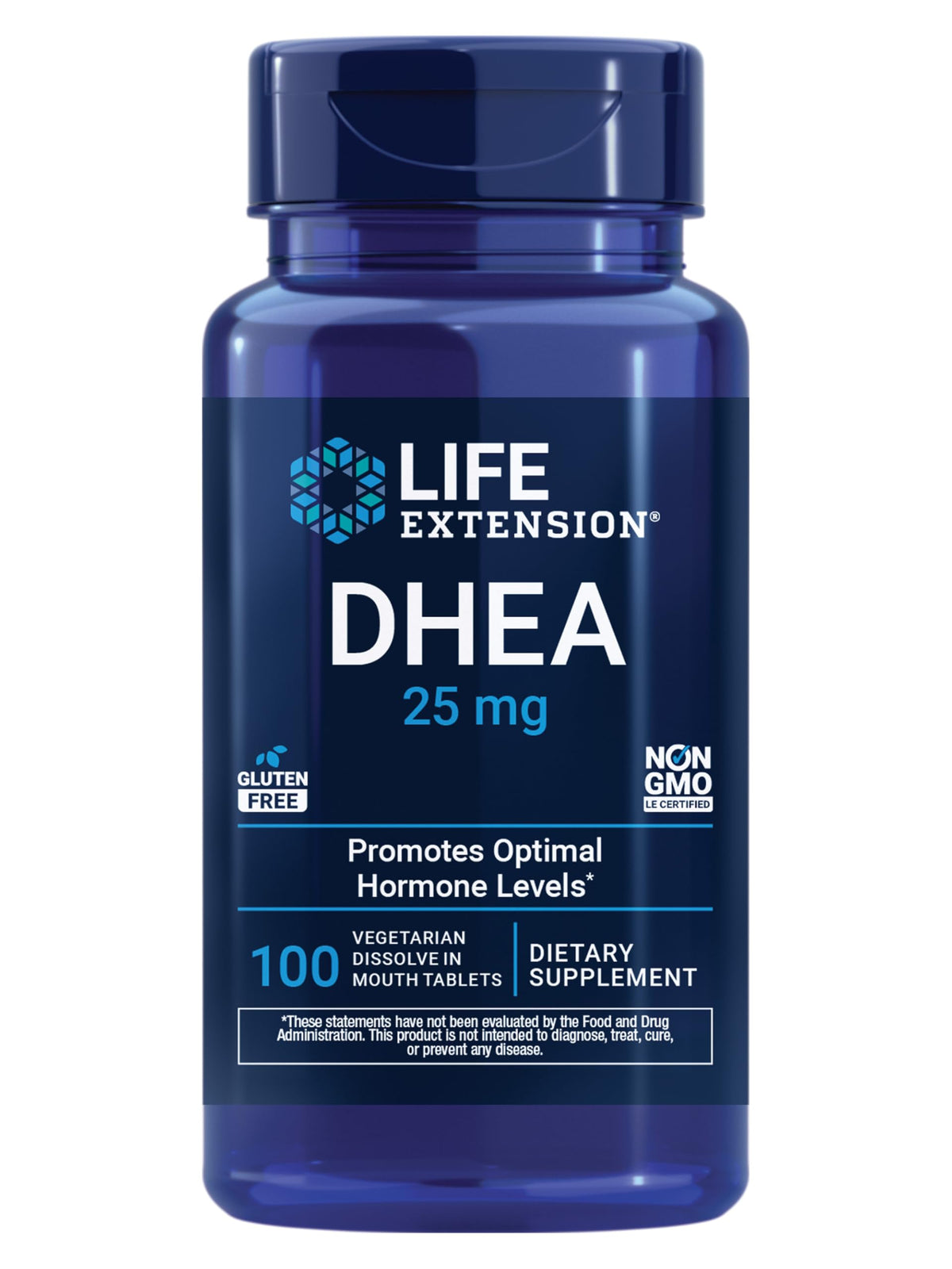 Life Extension frasco frontal que muestra el envase y beneficio práctico