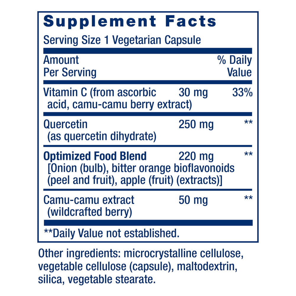 Life Extension etiqueta con información nutricional legible para decisión informada
