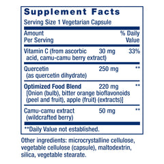 Life Extension etiqueta con información nutricional legible para decisión informada