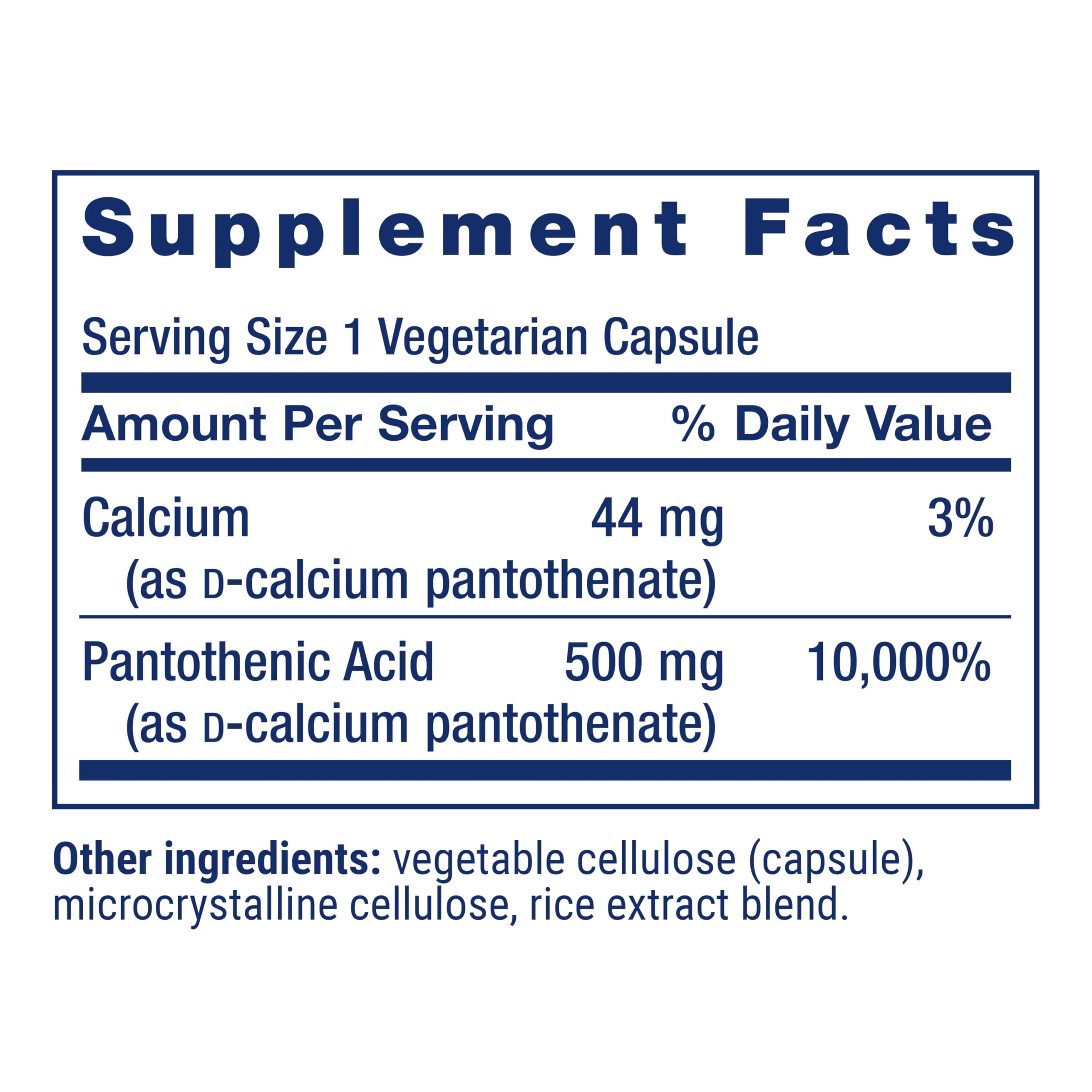 Life Extension etiqueta con información nutricional clara para verificar ingredientes