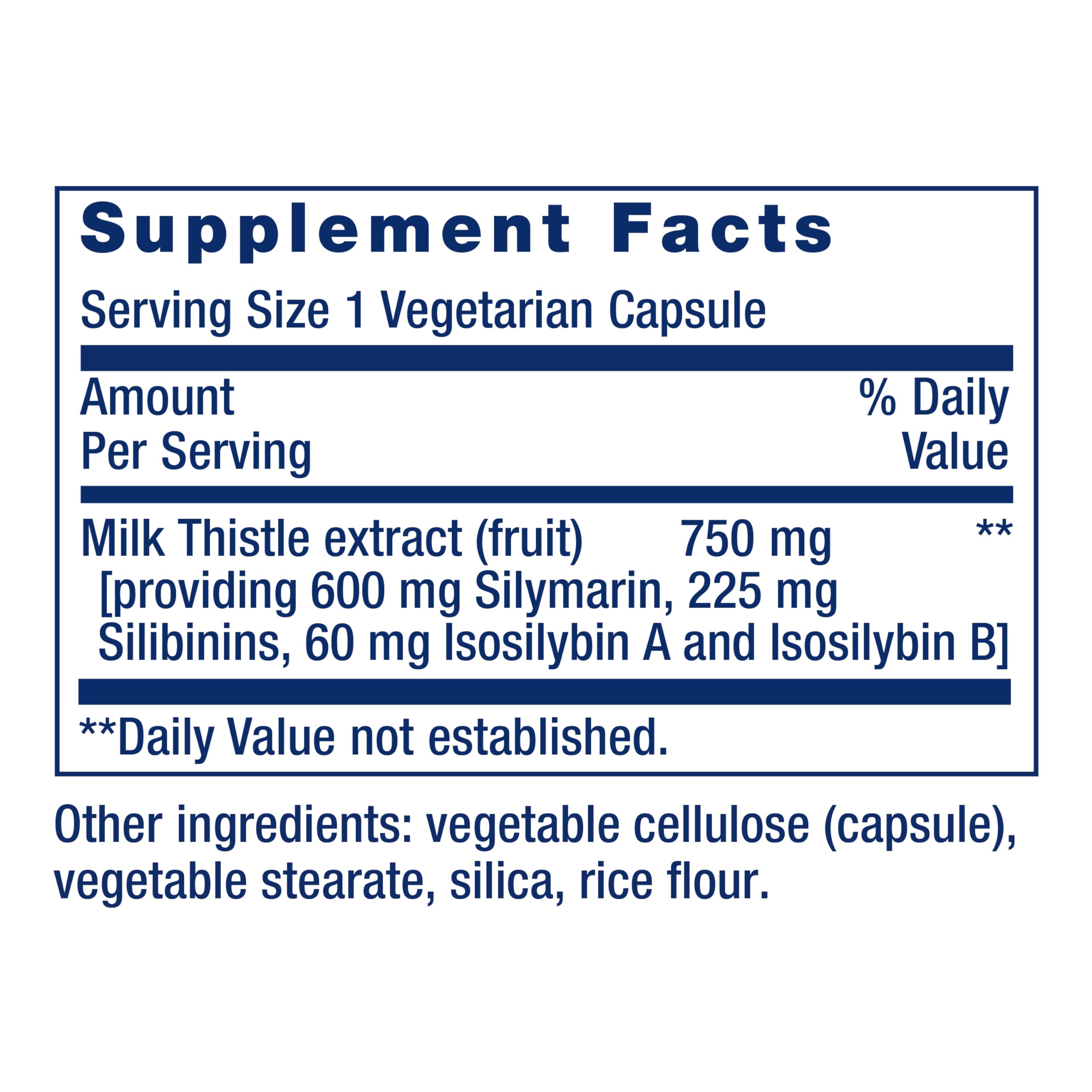 Life Extension etiqueta ingredientes principal con claridad y confianza de formulación