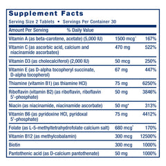 Life Extension etiqueta de ingredientes detallada para transparencia