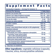 Life Extension etiqueta con lista de ingredientes y dosificación clara
