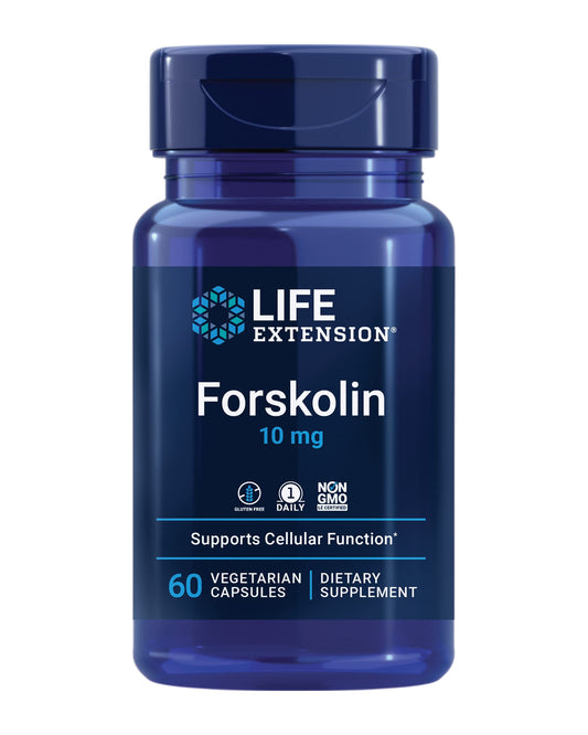 Life Extension frasco frontal mostrando diseño y claridad de dosis